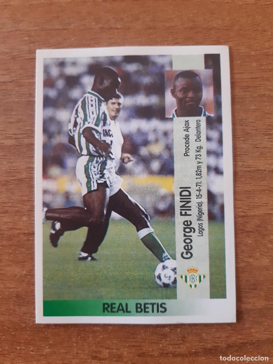 Cromos de F&uacute;tbol: N&deg;377 GEORGE FINIDI BETIS LIGA 96-97 PANINI. NUNCA PEGADO, SIN PEGAR