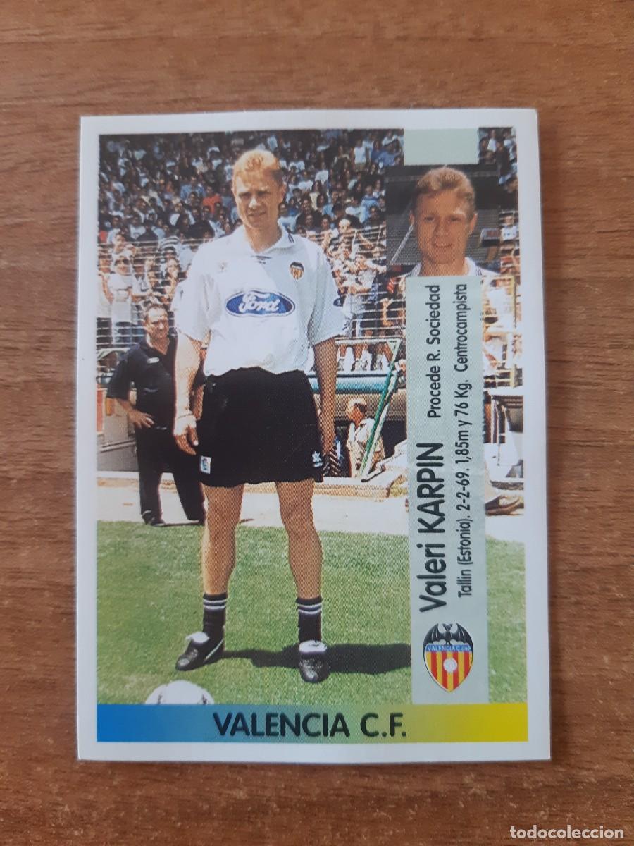 Cromos de F&uacute;tbol: N&deg;373 FICHAJE KARPIN VALENCIA LIGA 96-97 PANINI. NUNCA PEGADO, SIN PEGAR