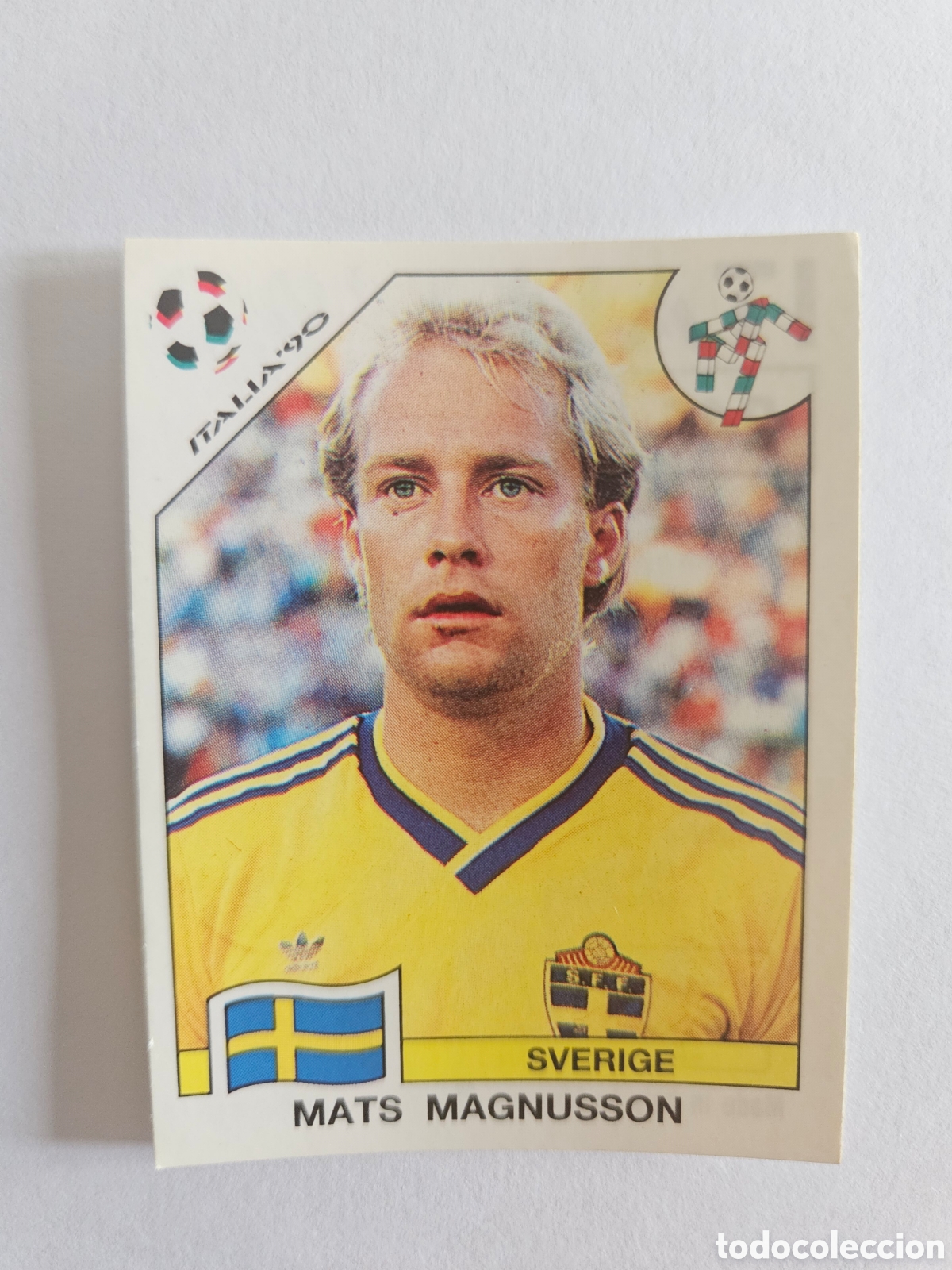 Figurine di Calcio: MAGNUSSON 245 SVERIGE SUECIA ITALIA 1990 90 PANINI MUNDIAL NUNCA PEGADO