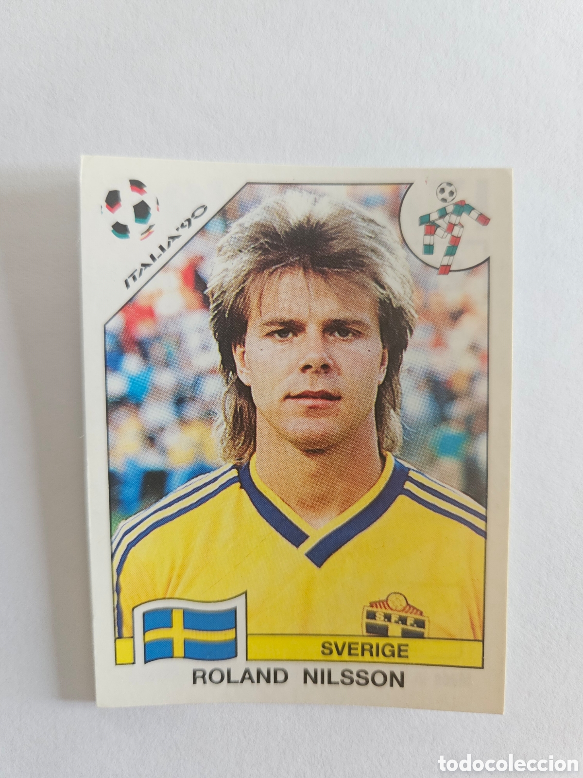 Cromos de F&uacute;tbol: PANINI ITALIA 90 - 233 SUECIA - ROLAND NILSSON - STOCK DE TIENDA A ESTRENAR