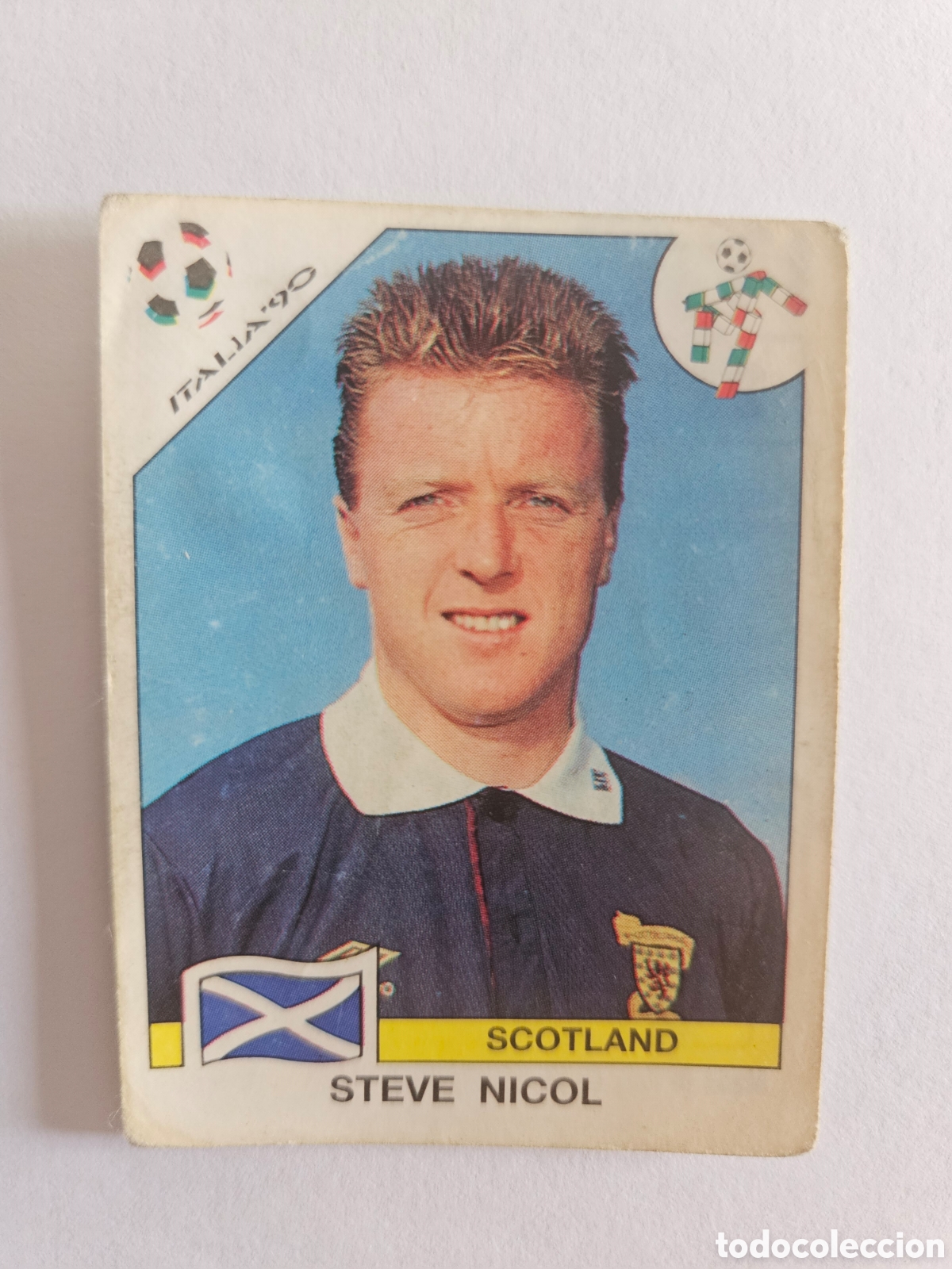 Cromos de F&uacute;tbol: STEVE NICOL ESCOCIA PANINI 1990 MUNDIAL CROMO FUTBOL ITALIA 90 SIN PEGAR