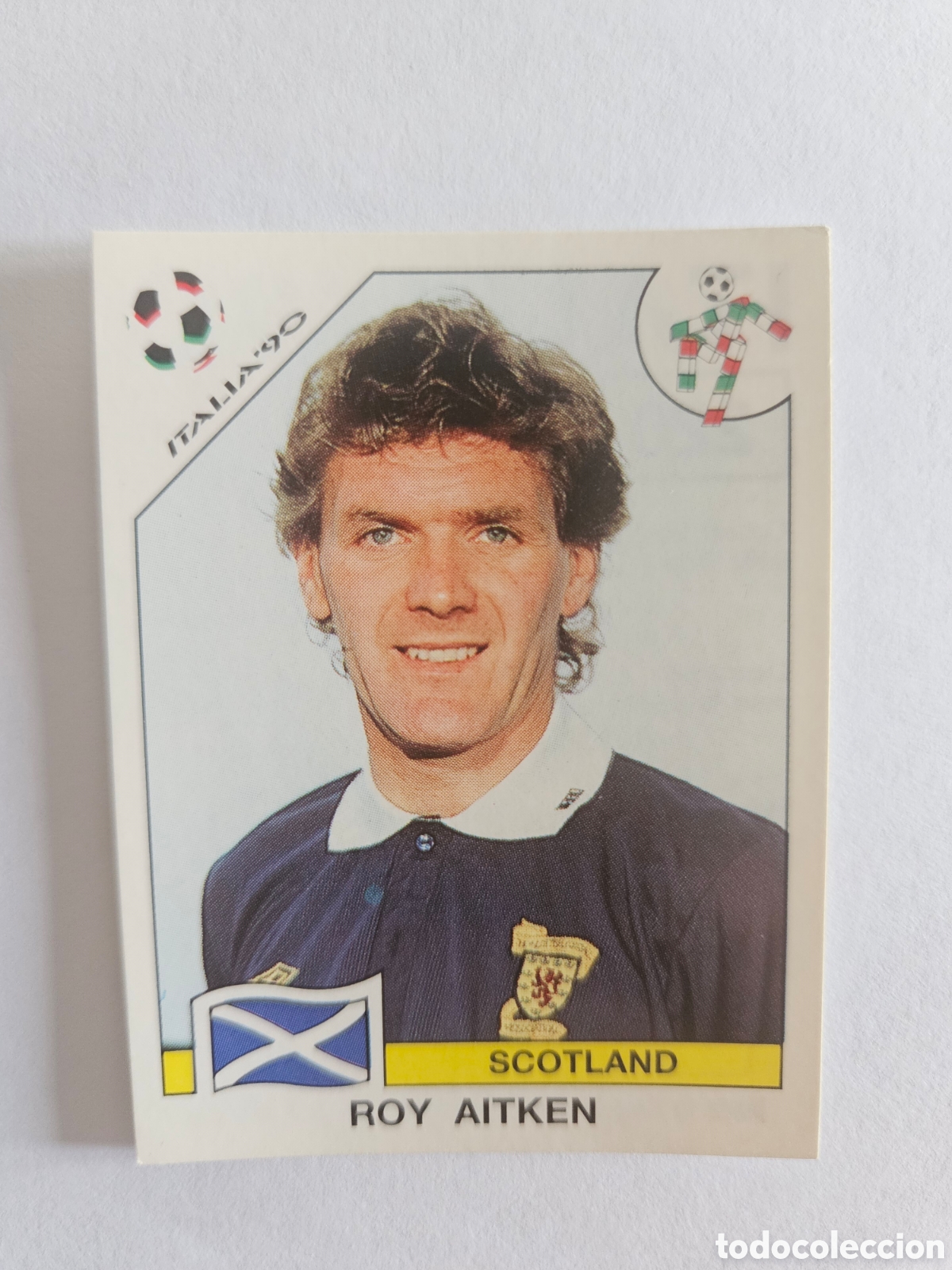 Cromos de F&uacute;tbol: ROY AITKEN ESCOCIA 220 MUNDIAL ITALIA 1990 90 PANINI NUNCA PEGADO SIN PEGAR