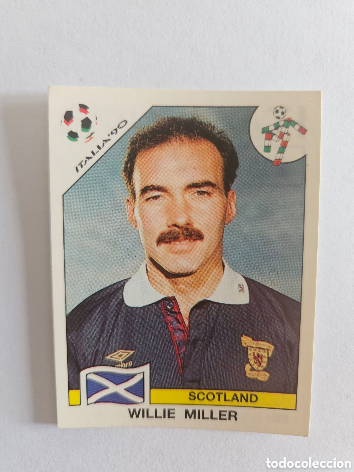 Cromos de F&uacute;tbol: WILLIE MILLER ESCOCIA 215 MUNDIAL ITALIA 1990 90 PANINI NUNCA PEGADO SIN PEGAR