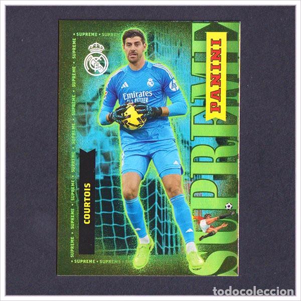 Cromos de F&uacute;tbol: PANINI CLUB 2025 2026 25 26 REAL MADRID COURTOIS S1 S 1 SUPREME COLECCI&Oacute;N LIGA ALBUM F&Uacute;TBOL