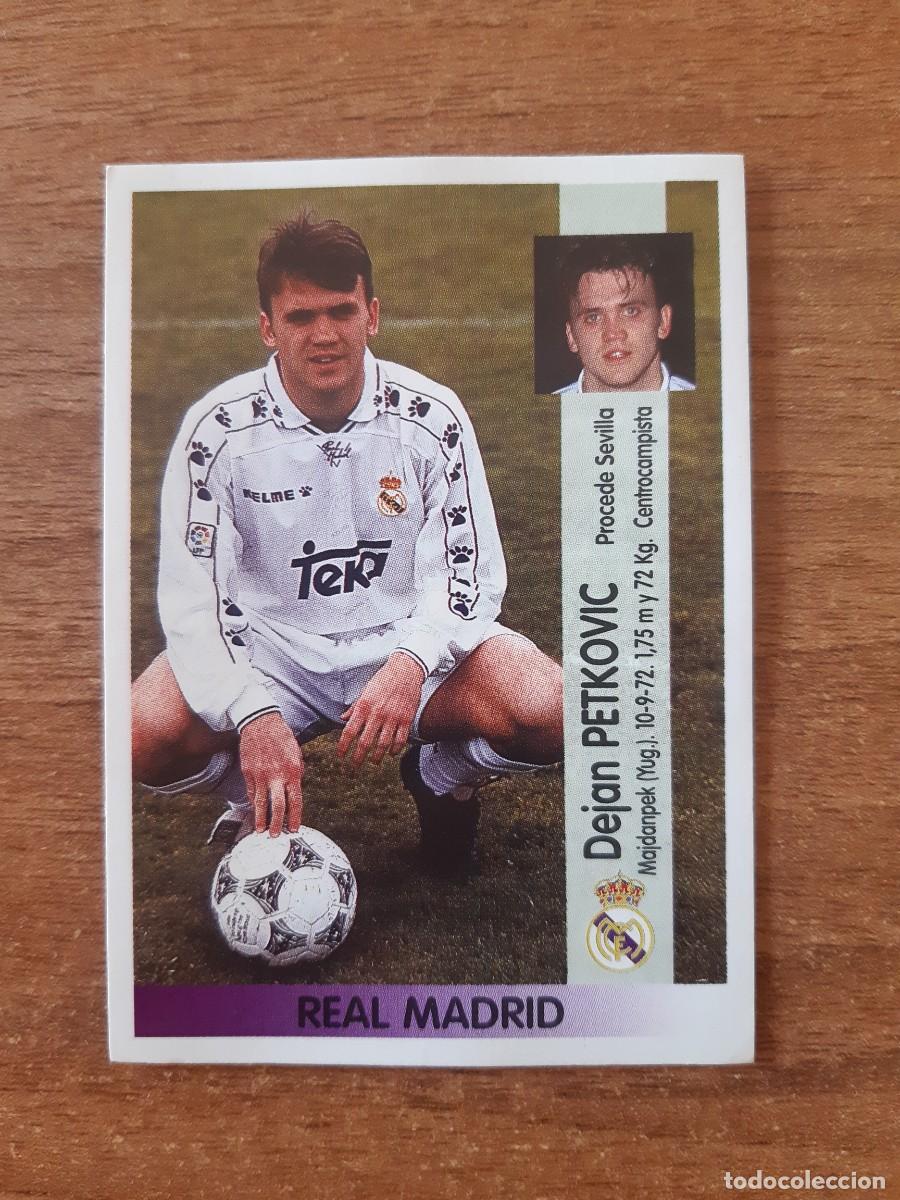 Fu&szlig;ball-Sticker: N&deg;371 FICHAJE PETKOVIC REAL MADRID LIGA 96-97 PANINI. NUNCA PEGADO, SIN PEGAR