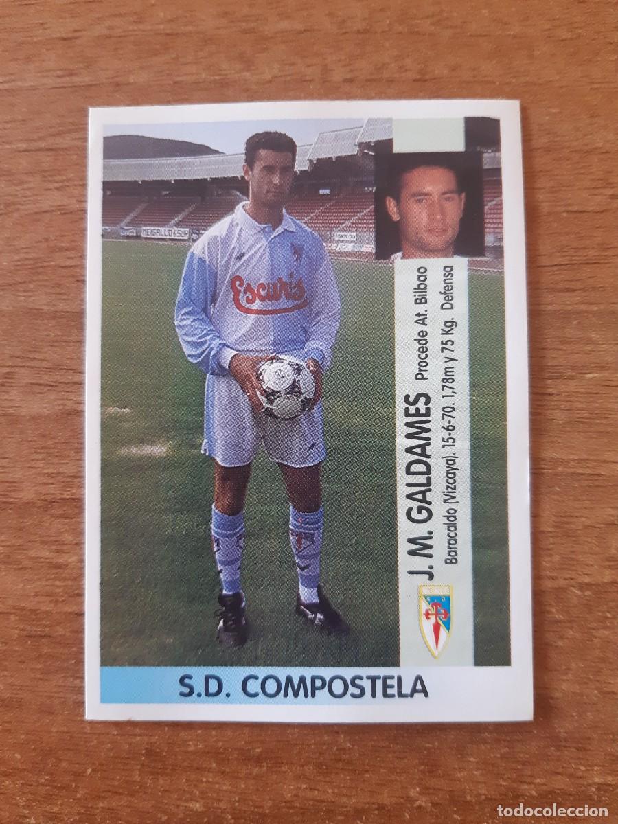 Cromos de F&uacute;tbol: N&deg;370 FICHAJE GALDAMES COMPOSTELA LIGA 96-97 PANINI. NUNCA PEGADO, SIN PEGAR