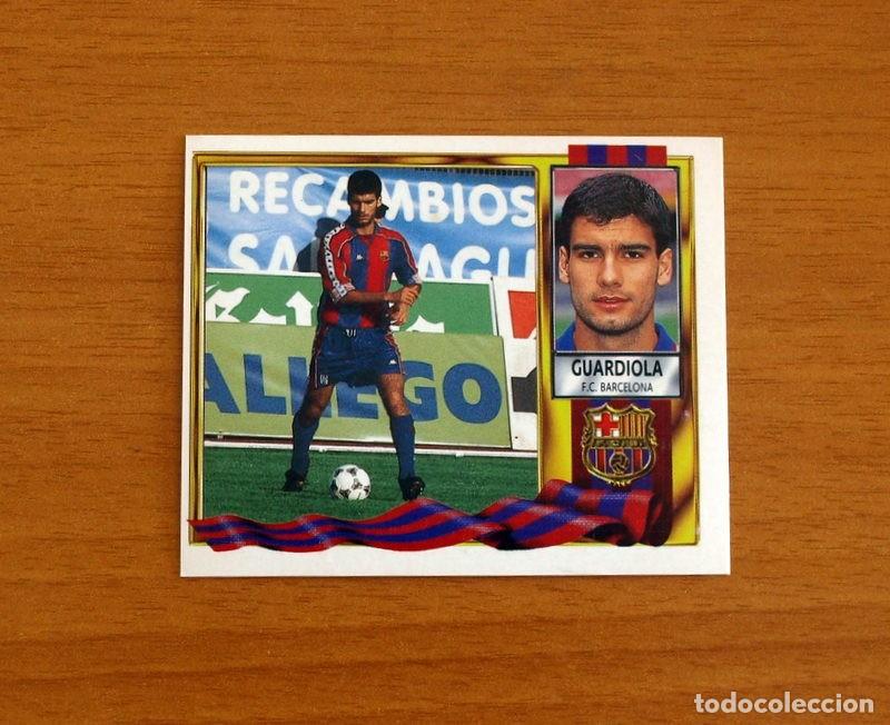 Cromos de F&uacute;tbol: Barcelona - Guardiola - Ediciones Este Liga 1995-1996, 95-96 - Nunca Pegado