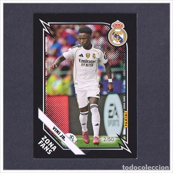 Cromos de F&uacute;tbol: NUMERADA /50 PANINI CLUB 2025 2026 25 26 REAL MADRID VINICIUS KN44 KN 44 ZONA FANS LIGA COLECCI&Oacute;N