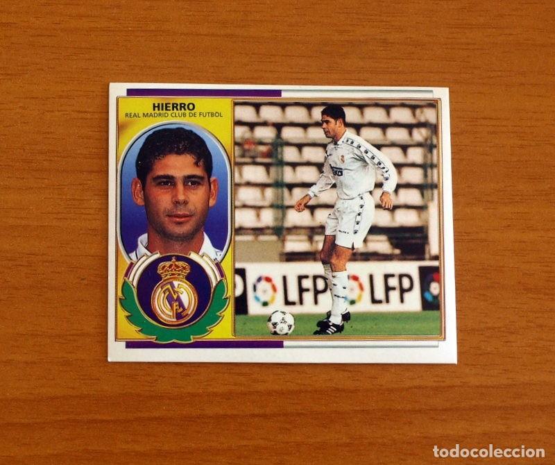 Cromos de F&uacute;tbol: Real Madrid - Hierro - Ediciones Este Liga 1996-1997, 96-97 - Nunca Pegado