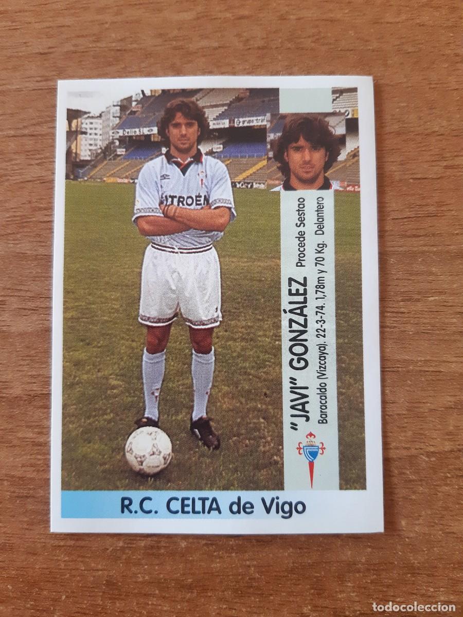 Cromos de F&uacute;tbol: N&deg;367 FICHAJE JAVI GONZ&Aacute;LEZ CELTA DE VIGO LIGA 96-97 PANINI. NUNCA PEGADO, SIN PEGAR