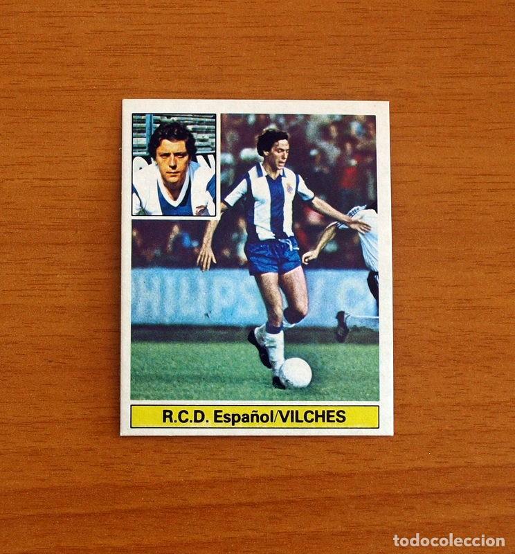 Fu&szlig;ball-Sticker: R.C.D. Espa&ntilde;ol, Espanyol - Vilches - Ediciones Este Liga 1981-1982, 81-82 - Nunca pegado