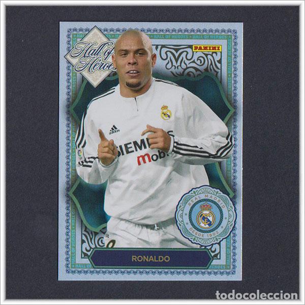Cromos de F&uacute;tbol: PANINI CLUB 2025 2026 25 26 REAL MADRID RONALDO NAZARIO HH6 HH 6 HALL OF HEROES LIGA ALBUM COLECCI&Oacute;N