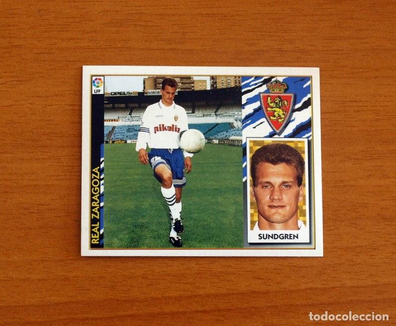 Cromos de F&uacute;tbol: Real Zaragoza - Sundgren - Ediciones Este Liga 1997-1998, 97-98 - Nunca pegado