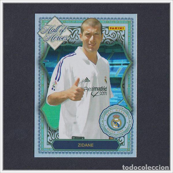 Cromos de F&uacute;tbol: PANINI CLUB 2025 2026 25 26 REAL MADRID ZINEDINE ZIDANE HH1 HH 1 HALL OF HEROES LIGA ALBUM COLECCI&Oacute;N
