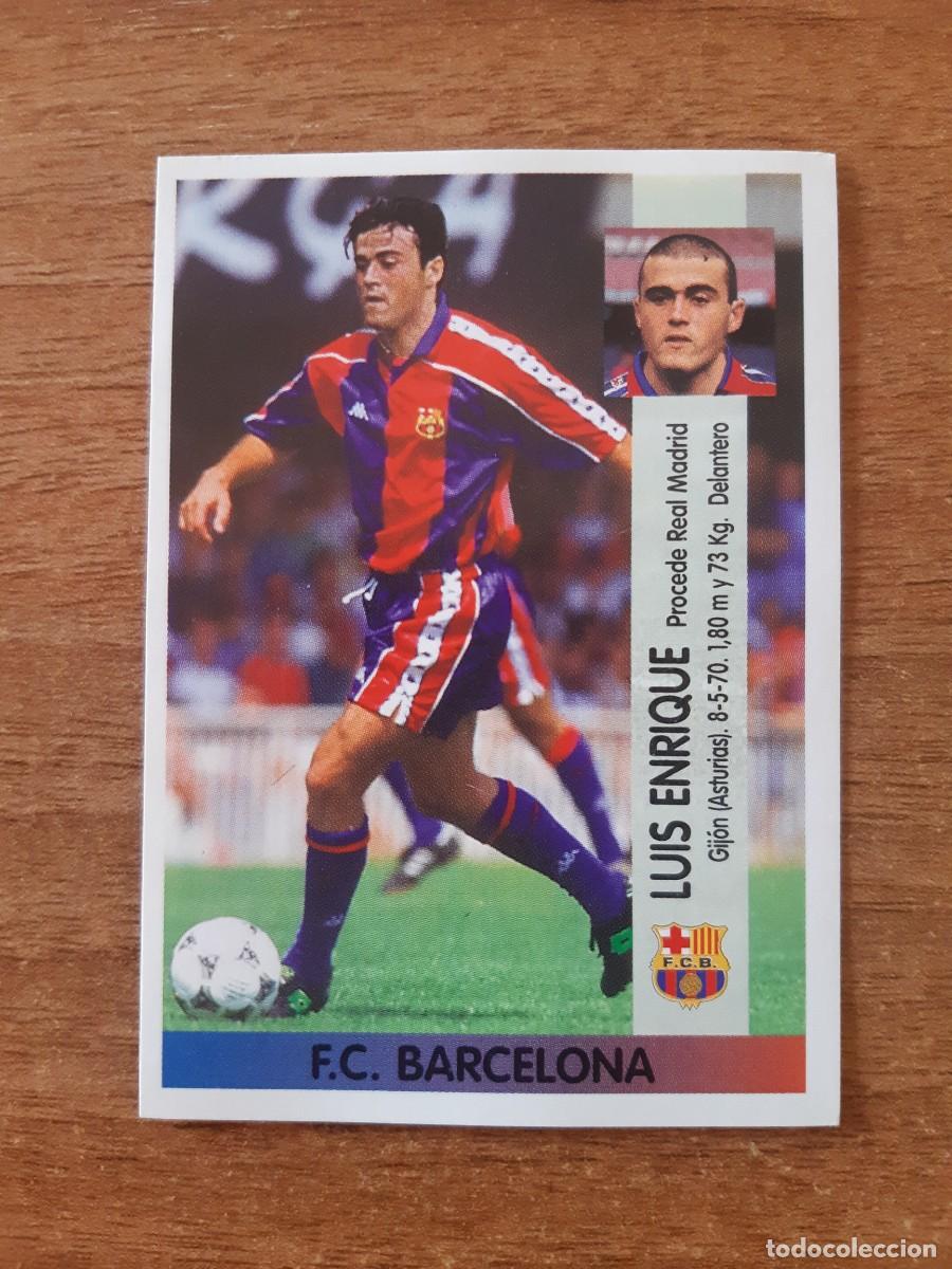 Cromos de F&uacute;tbol: N&deg;355 FICHAJE LUIS ENRIQUE BARCELONA LIGA 96-97 PANINI. NUNCA PEGADO, SIN PEGAR
