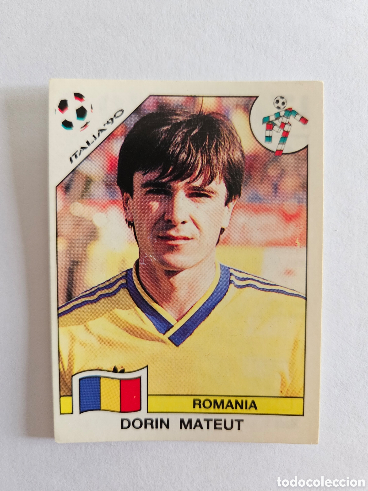 Cromos de F&uacute;tbol: DORIN MATEUR RUMANIA 165 MUNDIAL ITALIA 1990 90 PANINI NUNCA PEGADO SIN PEGAR