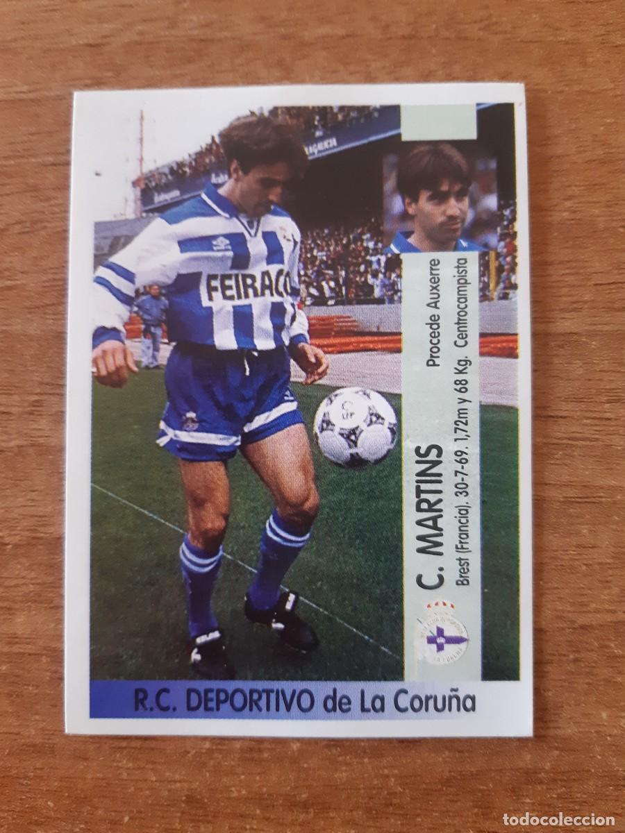 Cromos de F&uacute;tbol: N&deg;354 FICHAJE MARTINS DEPORTIVO DE LA CORU&Ntilde;A VERSI&Oacute;N LIGA 96-97 PANINI. NUNCA PEGADO, SIN PEGAR
