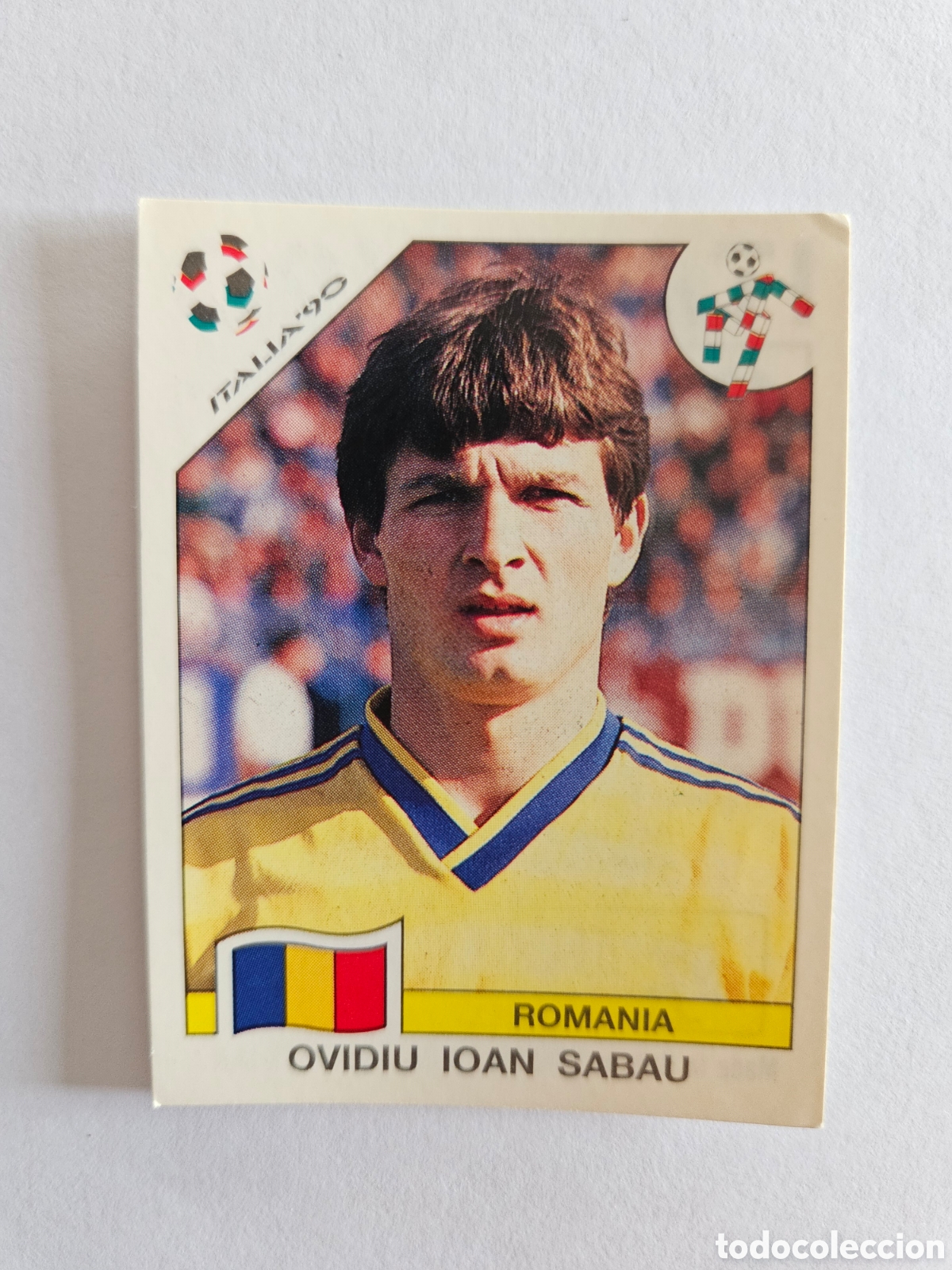 Cromos de F&uacute;tbol: SABAU 164 ROMANIA RUMAN&Iacute;A ITALIA 1990 90 MUNDIAL PANINI NUNCA PEGADO