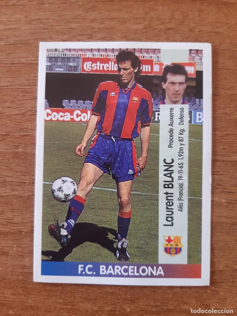 Cromos de F&uacute;tbol: N&deg;353 FICHAJE BLANC BARCELONA LIGA 96-97 PANINI. NUNCA PEGADO, SIN PEGAR