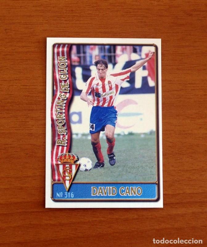 Cromos de F&uacute;tbol: Sporting Gij&oacute;n -N&ordm; 316 David Cano -Mundicromo Las Fichas de la Liga de F&uacute;tbol 1996-1997-96-97