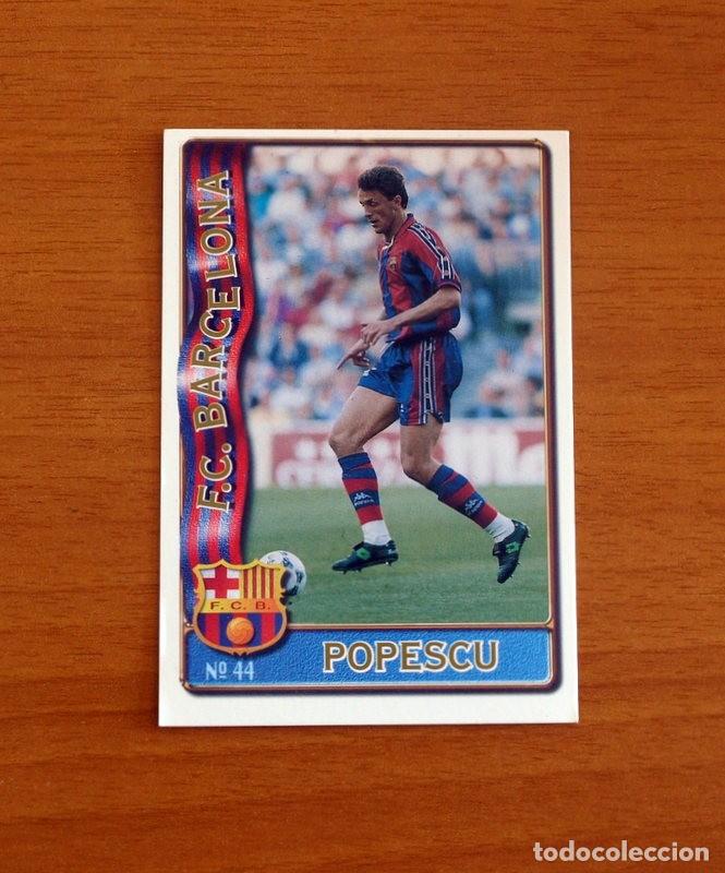 Cromos de F&uacute;tbol: Barcelona -N&ordm; 44 Popescu -Mundicromo Las Fichas de la Liga de F&uacute;tbol 1996-1997-96-97