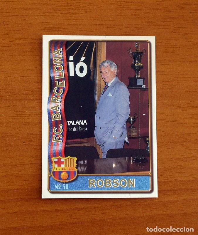 Cromos de F&uacute;tbol: Barcelona -N&ordm; 38 Bobby Robson Entrenador -Mundicromo Las Fichas de la Liga de F&uacute;tbol 1996-1997-96-97