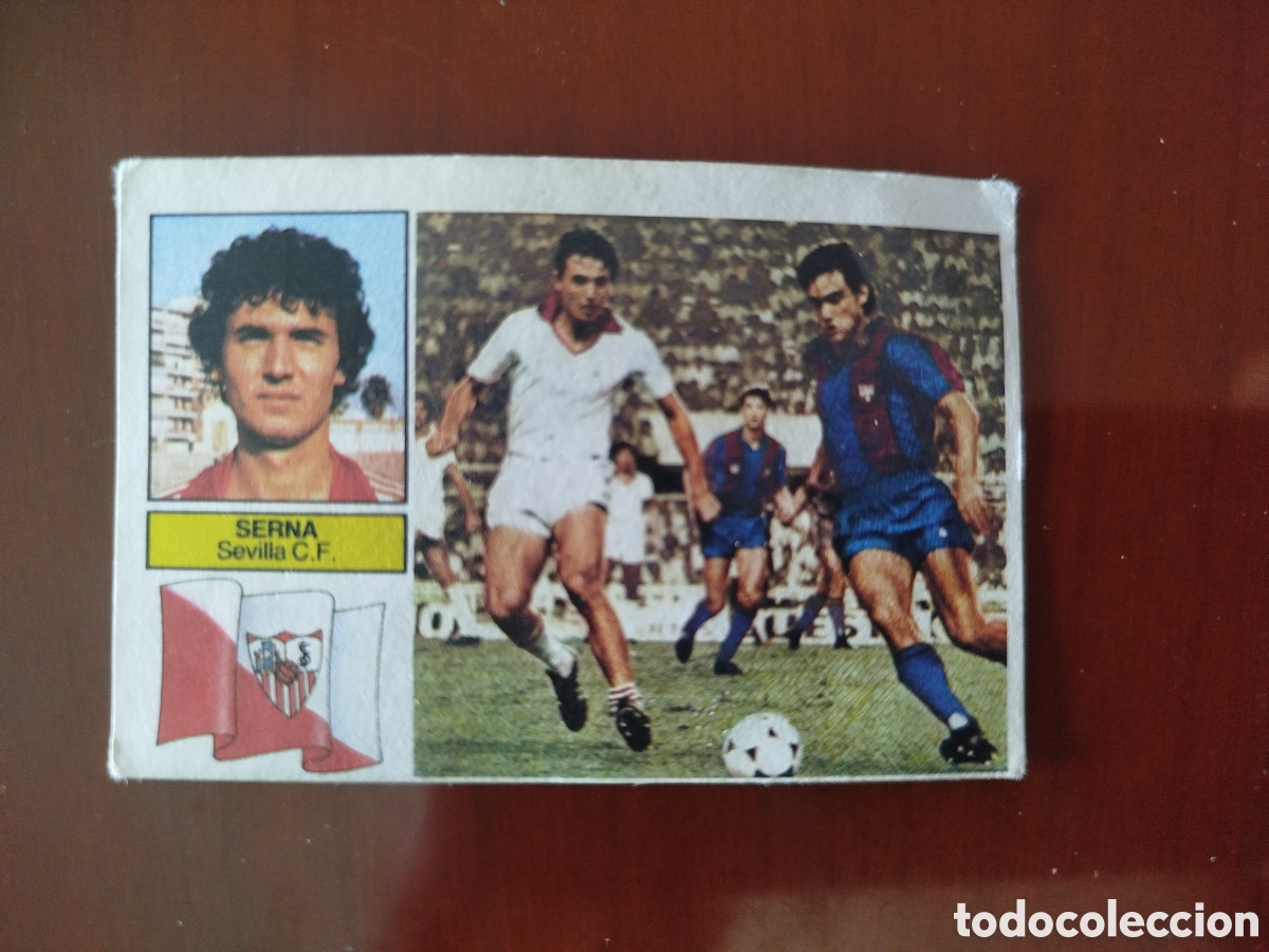 Fu&szlig;ball-Sticker: Liga Este 1982/83.Sevilla C.F. Serna (COLOCA, NUNCA PEGADO).