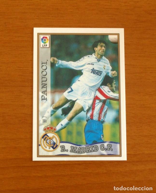 Cromos de F&uacute;tbol: Real Madrid - N&ordm; 7 Panucci - Mundicromo ficha de la Liga 1997-1998, 97-98