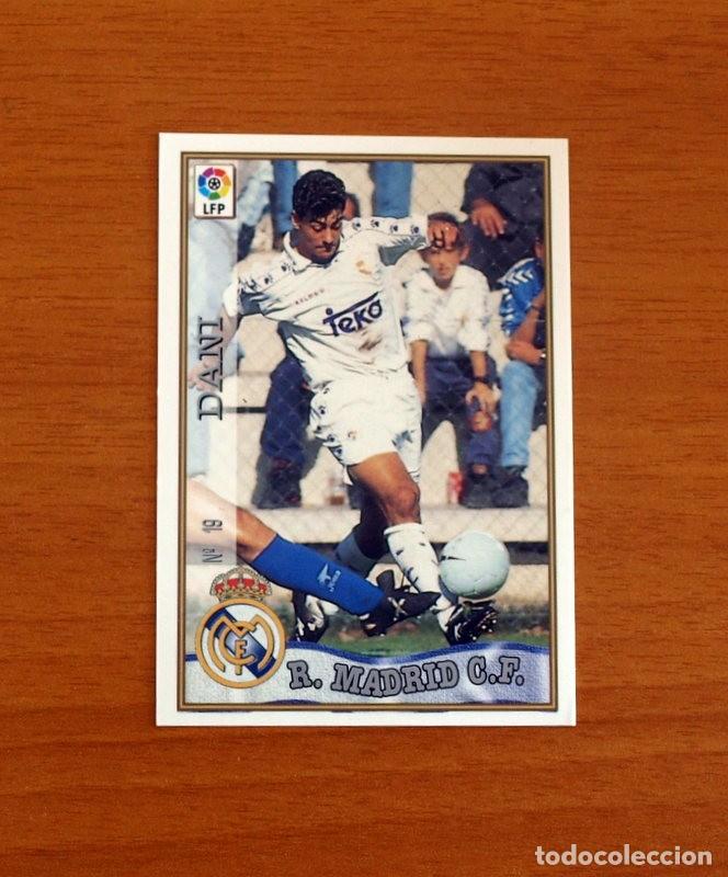 Cromos de F&uacute;tbol: Real Madrid - N&ordm; 19 Dani - Mundicromo ficha de la Liga 1997-1998, 97-98