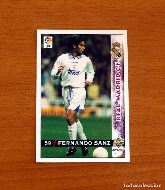 Cromos de F&uacute;tbol: Real Madrid -N&ordm; 59 Fernando Sanz -Mundicromo Las Fichas de la Liga 1998-1999-98-99