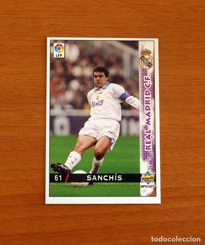 Cromos de F&uacute;tbol: Real Madrid -N&ordm; 61 Sanch&iacute;s -Mundicromo Las Fichas de la Liga 1998-1999-98-99