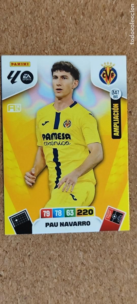 Cromos de F&uacute;tbol: ADRENALYN XL LA LIGA 25/26 CARD AMPLIACION PAU NAVARRO # 347 BIS PANINI