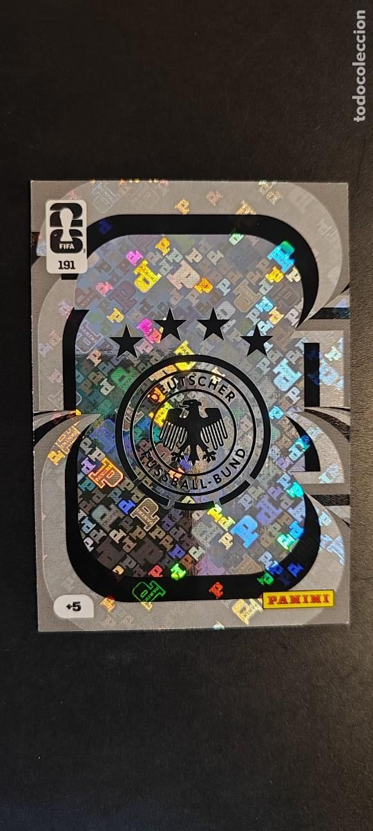 Cromos de F&uacute;tbol: ADRENALYN XL FIFA WORLD CUP 2026 CARD ESCUDO ALEMANIA # 191 PANINI