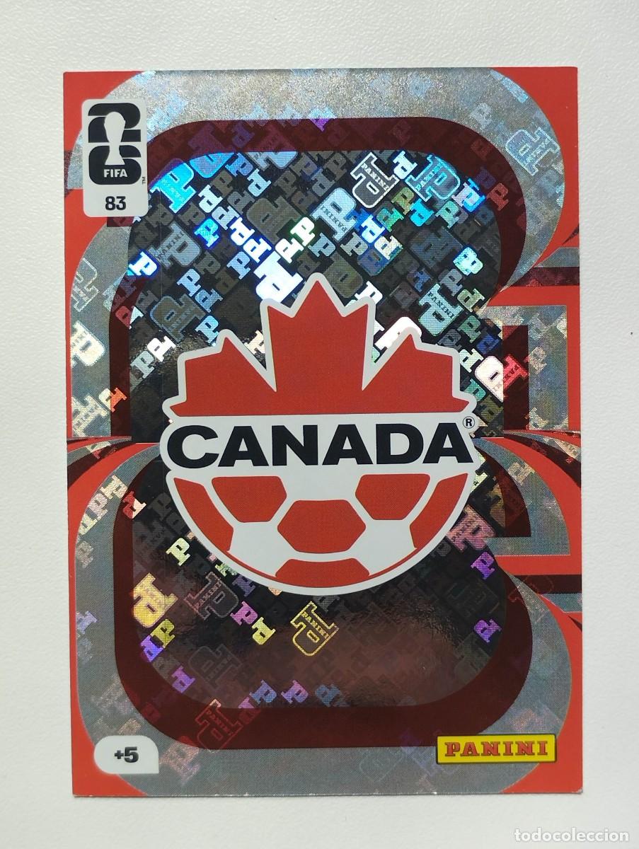 Cromos de F&uacute;tbol: CROMO CARD ADRENALYN MUNDIAL WORLD CUP 2026 HERO 83 ESCUDO CANADA