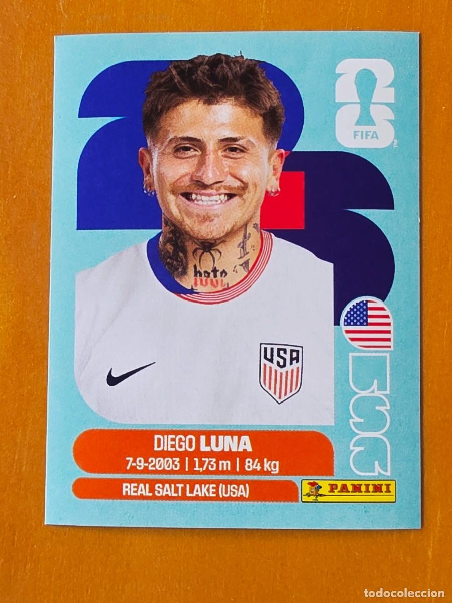 Cromos de F&uacute;tbol: USA 14 Diego Luna, Estados Unidos, Panini FIFA World Cup Mundial 2026 Sticker