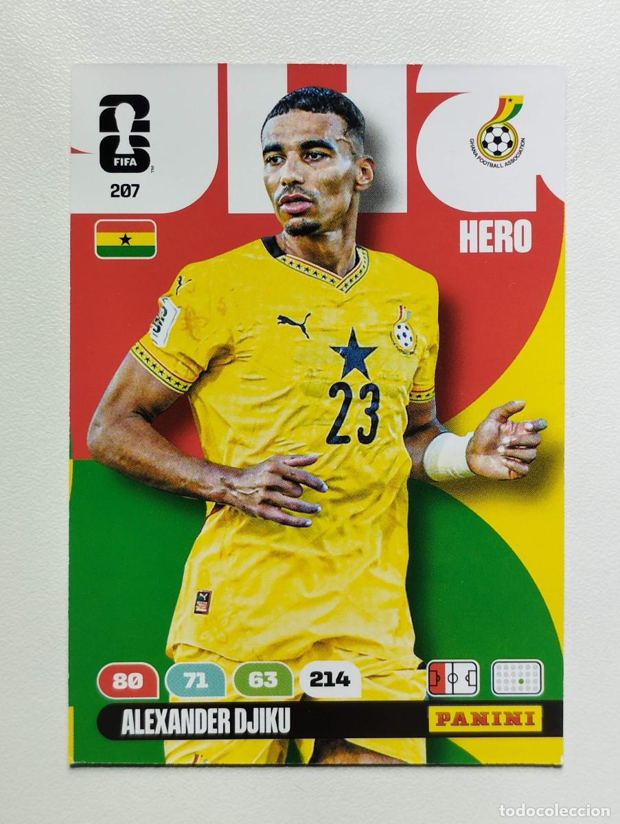 Cromos de F&uacute;tbol: CROMO CARD ADRENALYN MUNDIAL WORLD CUP 2026 HERO ALEXANDER DJIKU 207 GHANA