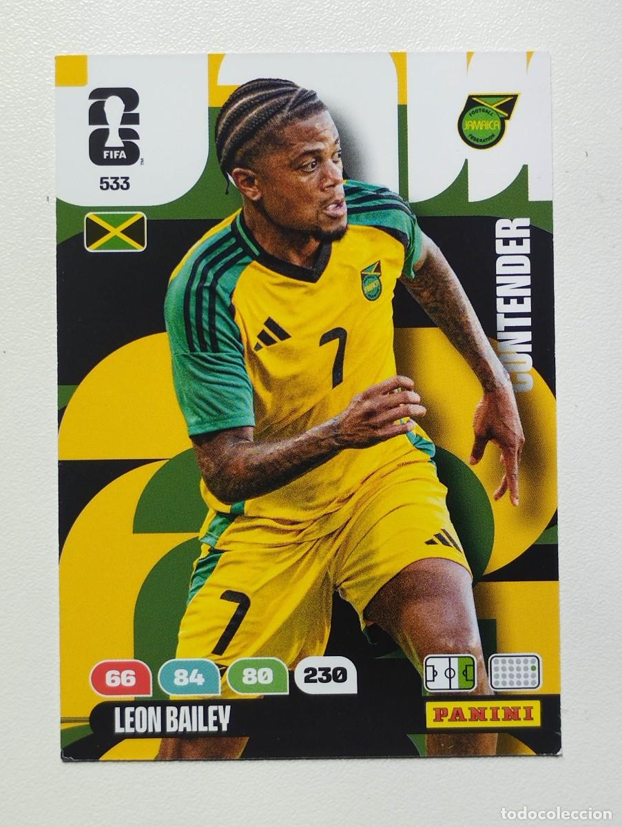 Cromos de F&uacute;tbol: CROMO CARD ADRENALYN MUNDIAL WORLD CUP 2026 CONTENDER LEON BAILEY 533 JAMAICA