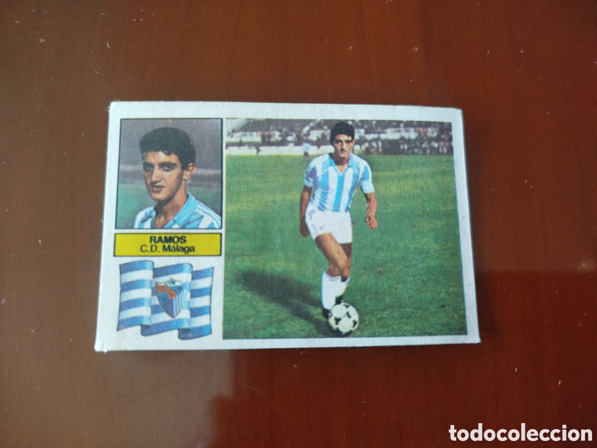 Cromos de F&uacute;tbol: Liga Este 1982/83.C.D.Malaga.Ramos (COLOCA, NUNCA PEGADO).