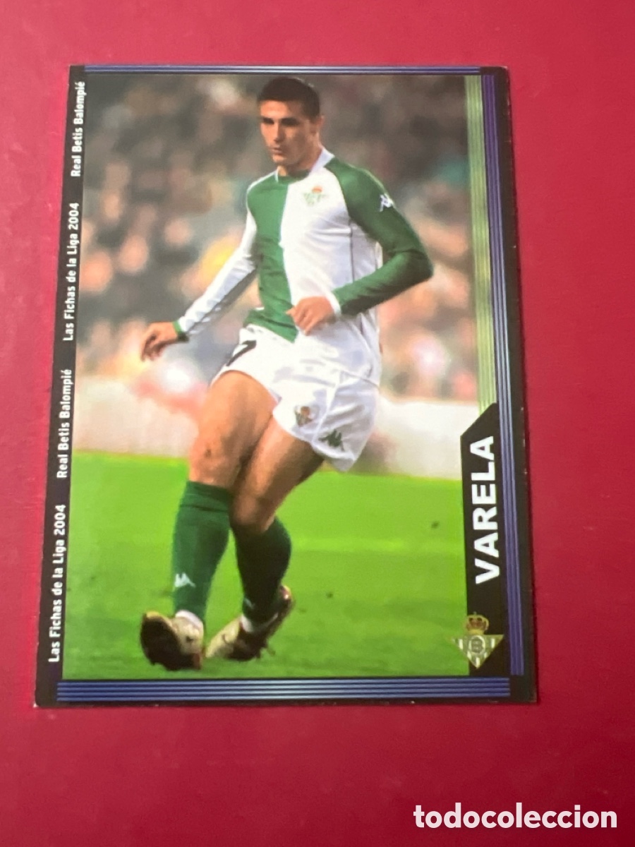 Cromos de F&uacute;tbol: C5596. Varela 198 betis 03 04 2003 2004 mundicromo