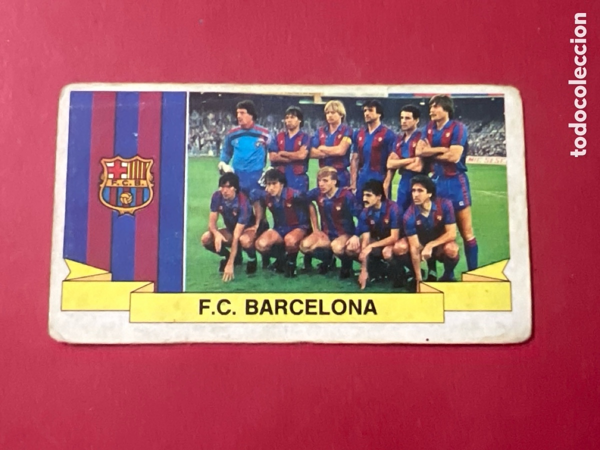 Cromos de F&uacute;tbol: C5605. LIGA 85 86 1985 1986 ESTE,ALINEACIONES, FC. BARCELONA