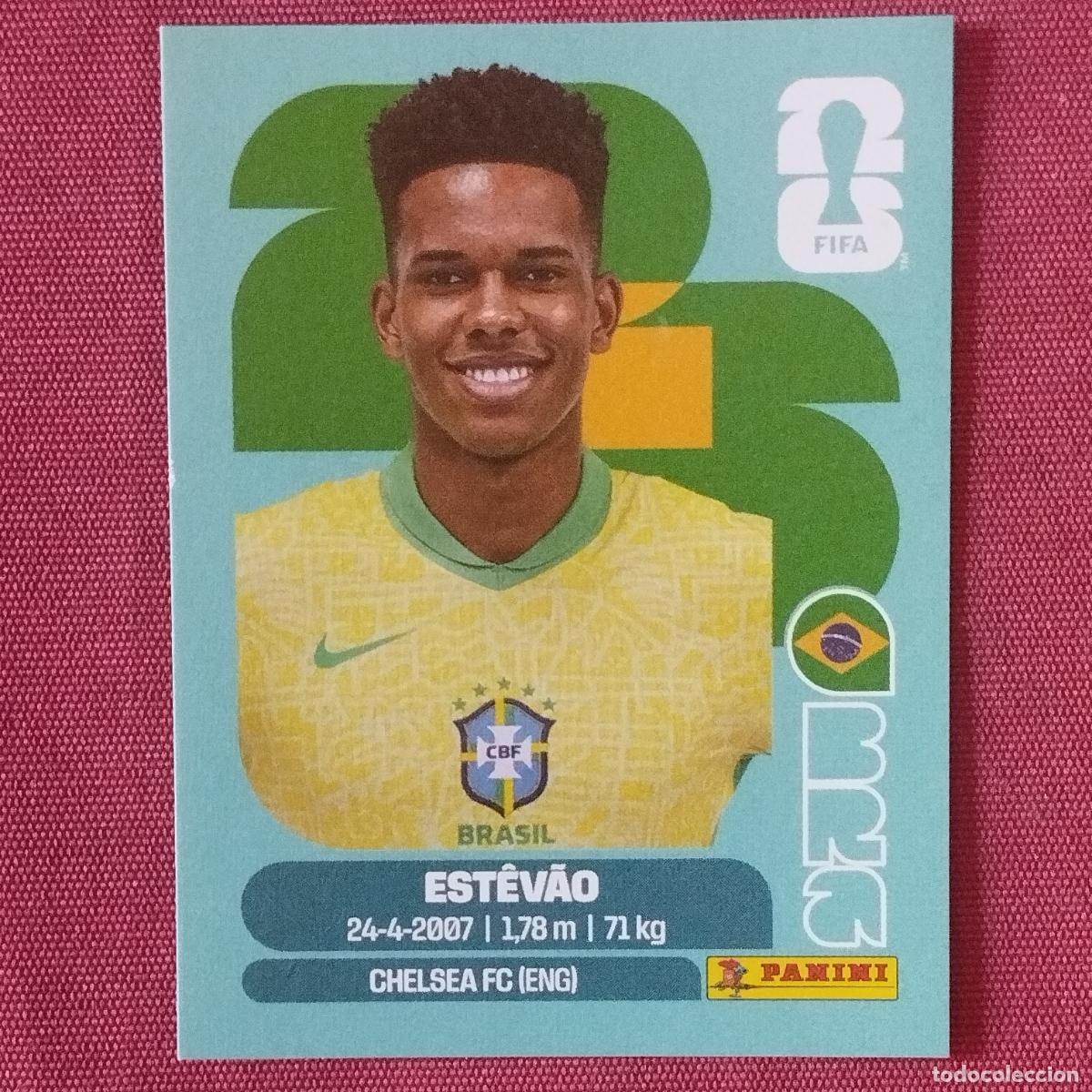 Cromos de F&uacute;tbol: ESTEVAO - BRA 20 - BRASIL - MUNDIAL - FIFA WORLD CUP - 2026