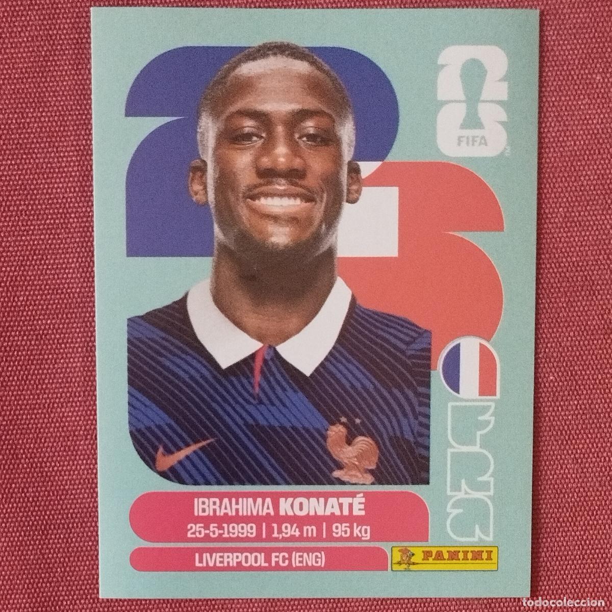 Cromos de F&uacute;tbol: IBRAHIMA KONATE - FRA 6 - FRANCIA - MUNDIAL - FIFA WORLD CUP - 2026
