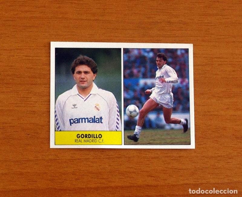 Cromos de F&uacute;tbol: Real Madrid - Gordillo - Ediciones Festival 1987-1988, 87-88 - Nunca Pegado