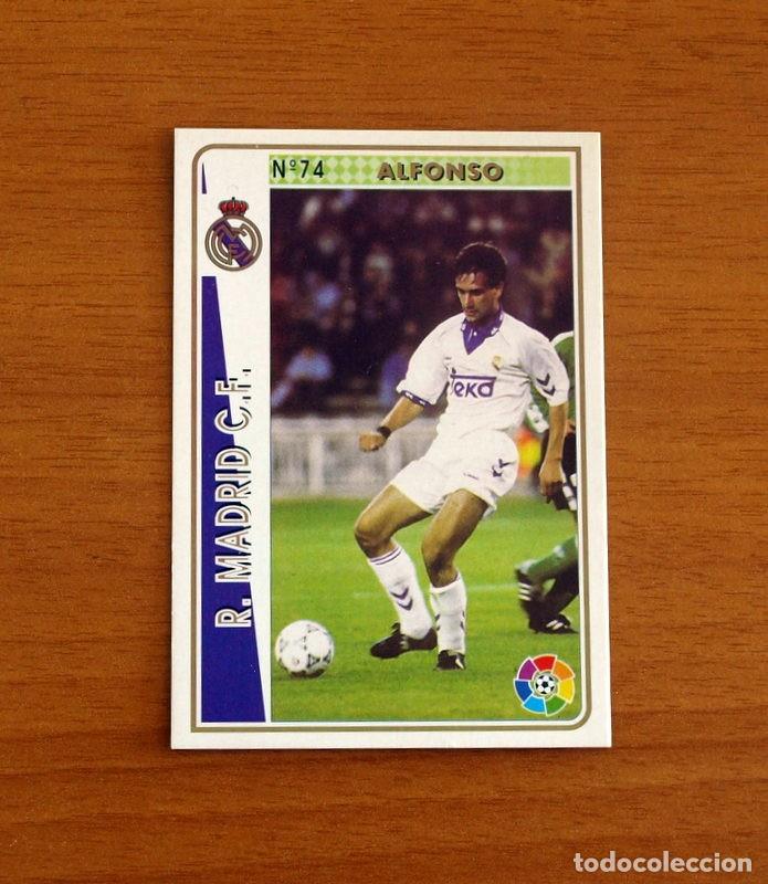 Cromos de F&uacute;tbol: Real Madrid -N&ordm; 74 Alfonso -Mundicromo Las Fichas de la Liga 1994-1995-94-95