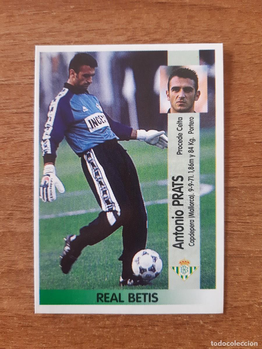 Cromos de F&uacute;tbol: N&deg;128-A COLOCA PRATS REAL BETIS LIGA 96-97 PANINI. NUNCA PEGADO, SIN PEGAR
