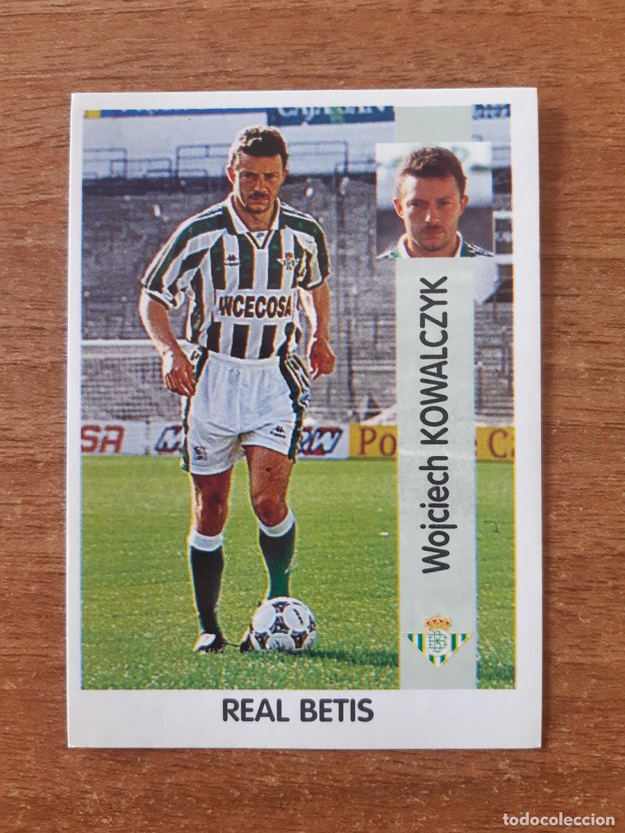 Cromos de F&uacute;tbol: N&deg;127 KOWALCZYK REAL BETIS VERSI&Oacute;N DIF&Iacute;CIL FONDO BLANCO LIGA 96-97 PANINI. NUNCA PEGADO, SIN PEGAR