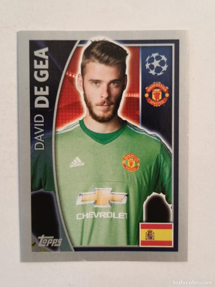 Cromos de F&uacute;tbol: #105 DE GEA (MANCHESTER UNITED) UEFA CHAMPIONS LEAGUE 2015/2016 TOPPS