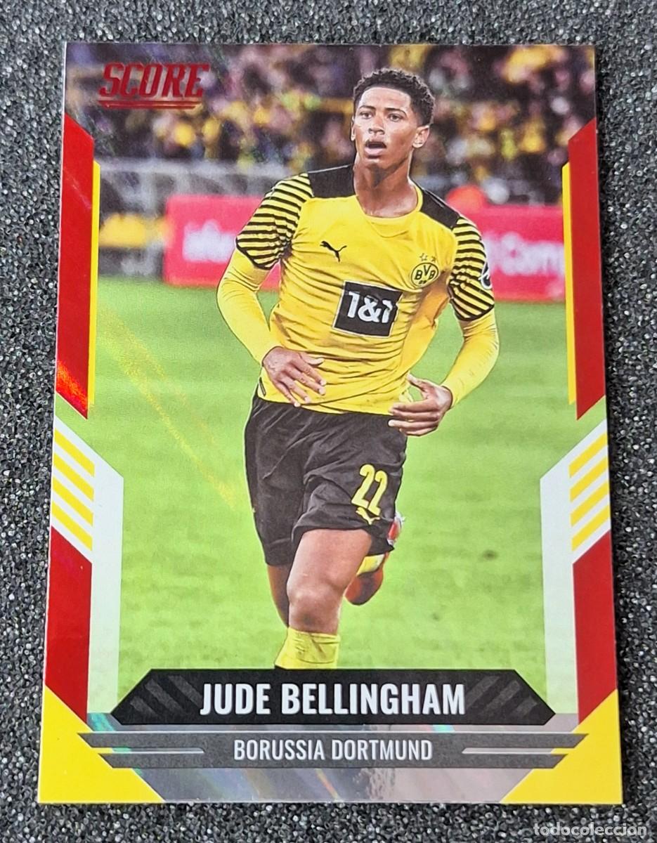 Cromos de F&uacute;tbol: Jude Bellingham Borussia Dortmund Panini Score Soccer #127 Red Lava Parallel