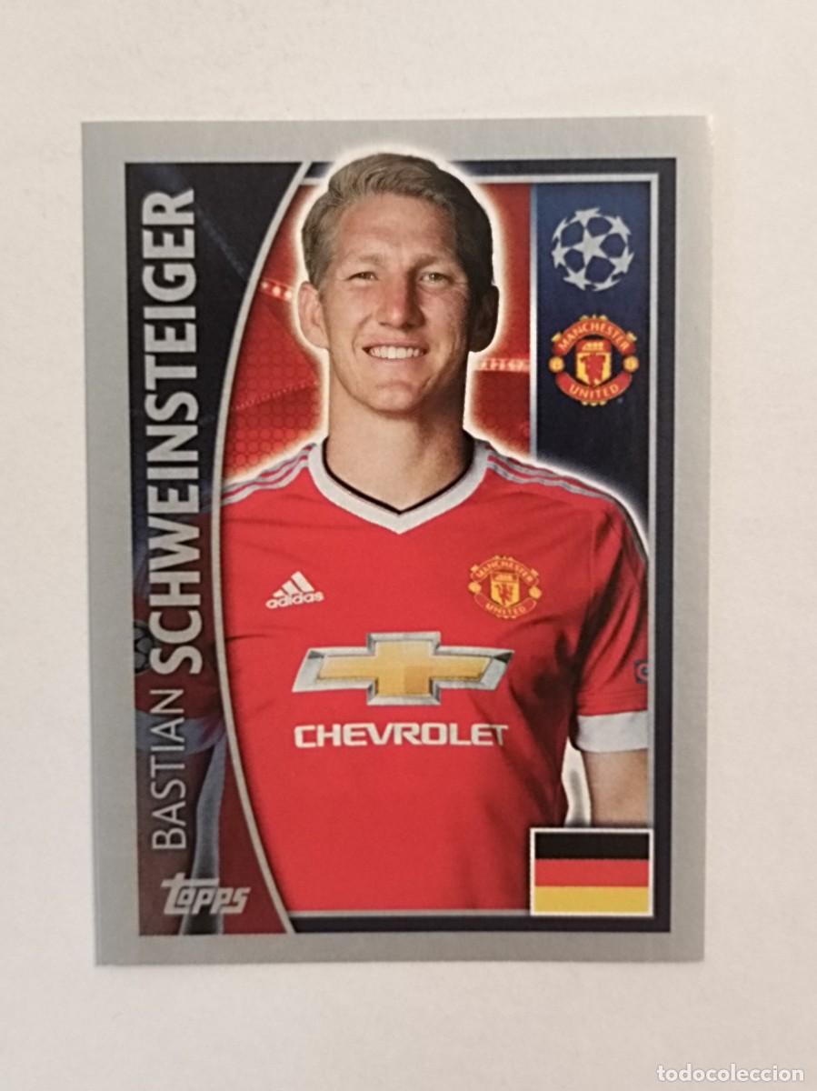 Cromos de F&uacute;tbol: #112 SCHWEINSTEIGER (MANCHESTER UNITED) UEFA CHAMPIONS LEAGUE 2015/2016 TOPPS