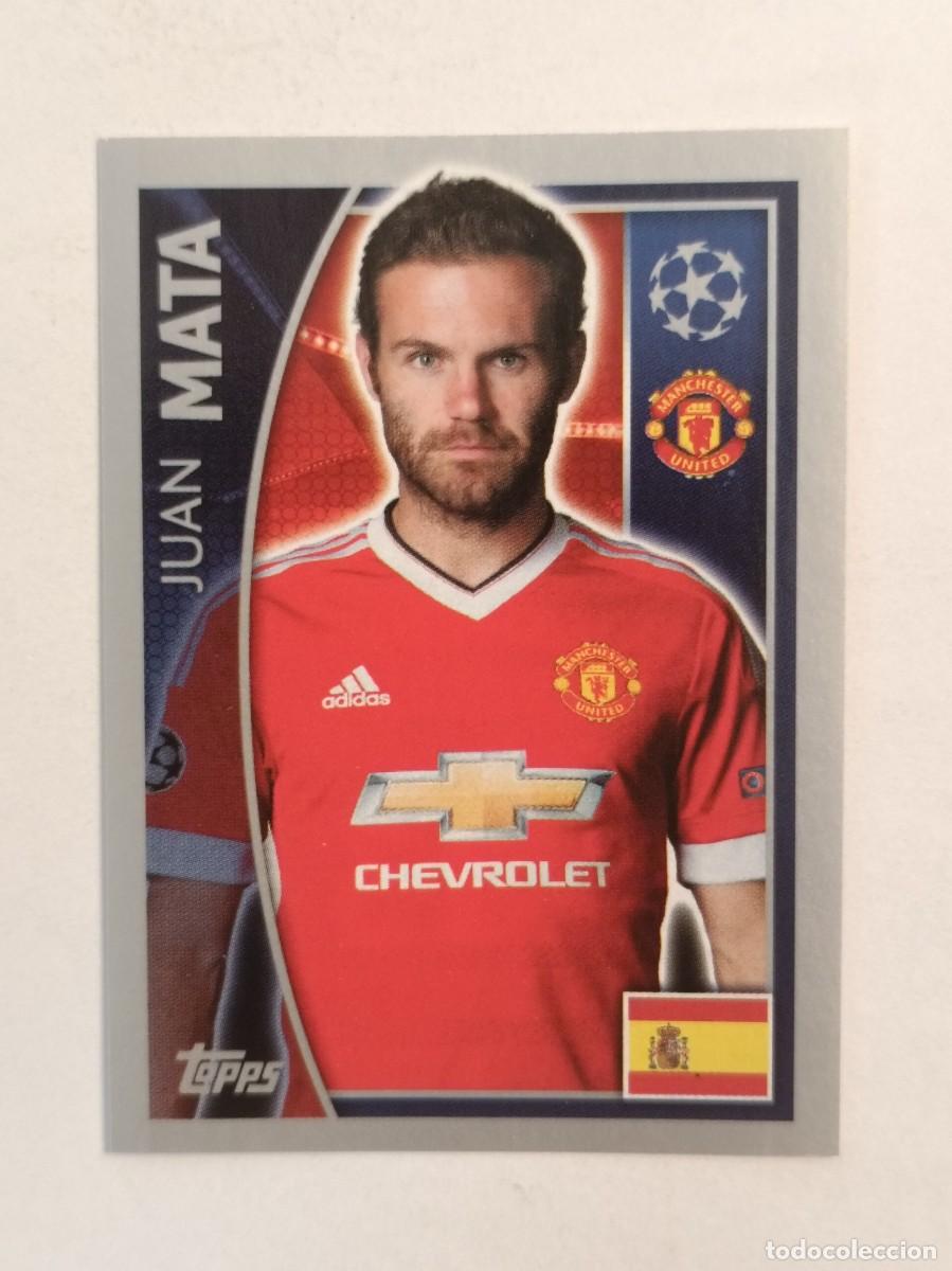 Cromos de F&uacute;tbol: #113 MATA (MANCHESTER UNITED) UEFA CHAMPIONS LEAGUE 2015/2016 TOPPS